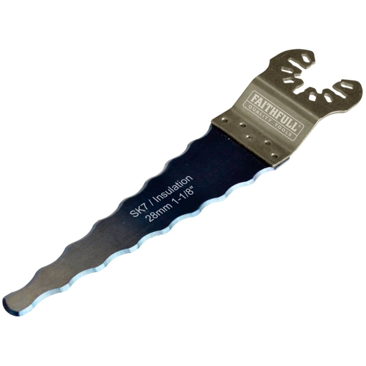 Faithfull FAIMFWAVY SK7 Wavy Edge Insulation Cutter Blade 100mm