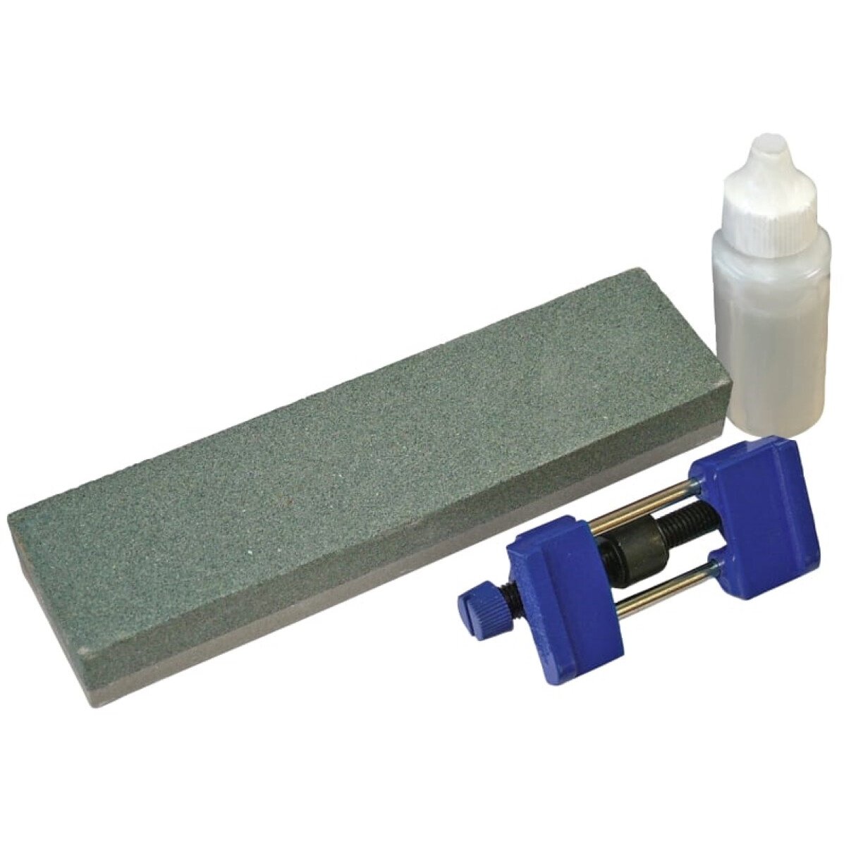 Faithfull FAIOS8CHG Oilstone 200mm and Honing Guide Kit