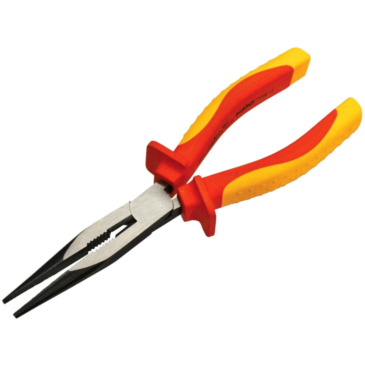 Faithfull FAIPLVDELN6 VDE Long Nose Pliers 210mm