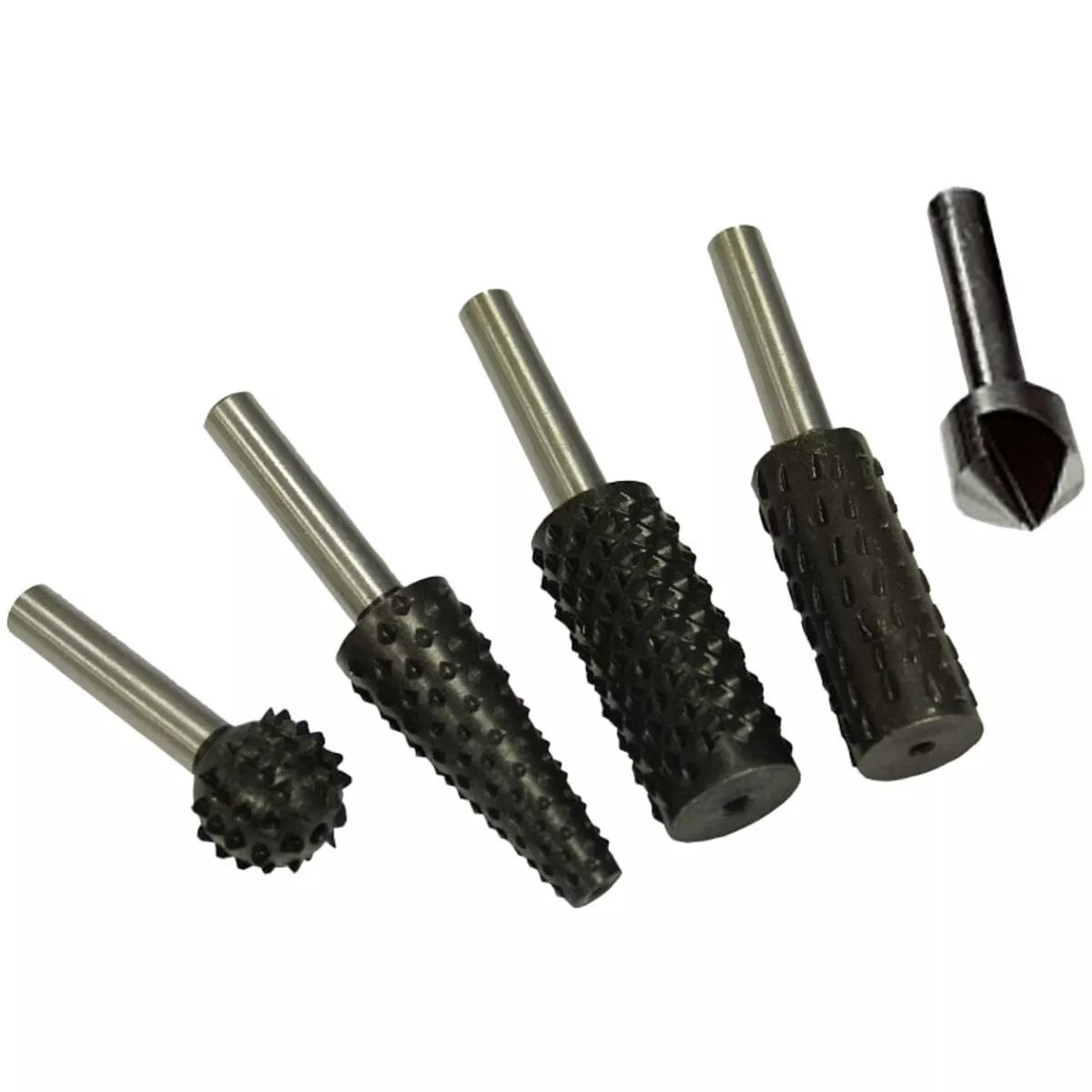 Faithfull FAIRRSET5 Rotary Rasps (4) and Countersink (1) Set
