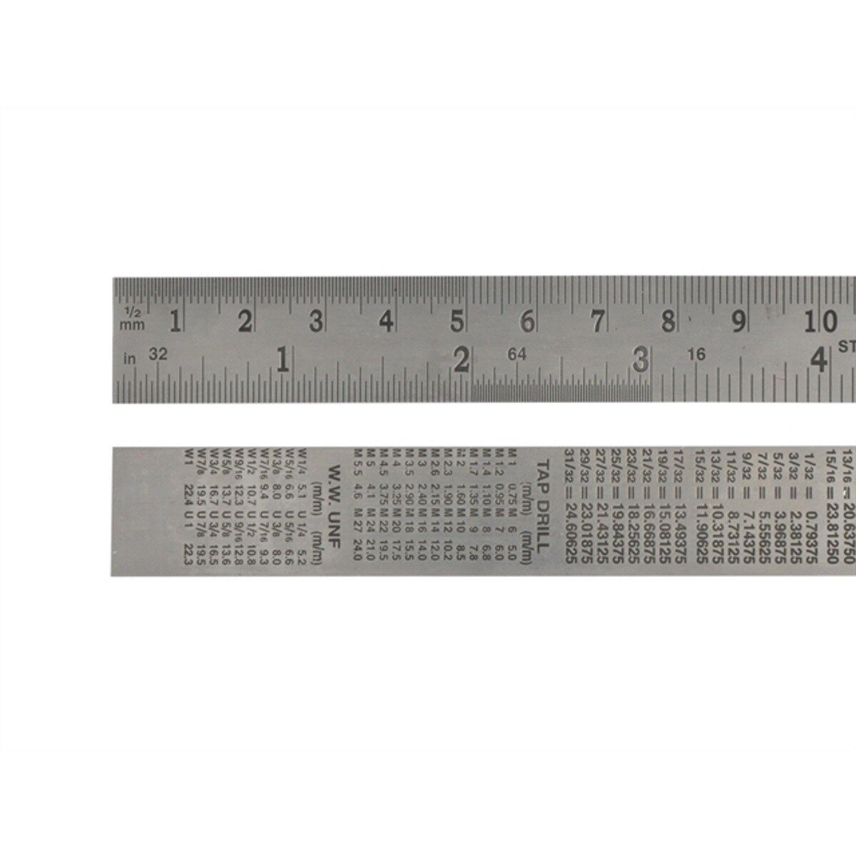 Faithfull FAIRULE150SS Stainless Steel Rule 150mm (6") x 19mm