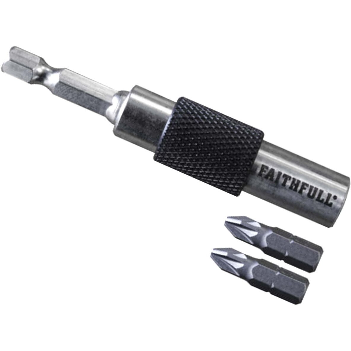Faithfull FAISBMBH15 15° Flexi Bit Holder 75mm and PZ2(x2) Bits