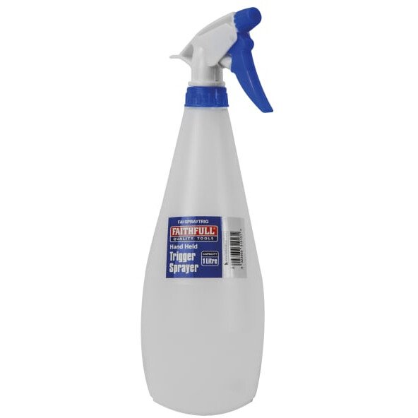 Faithful FAISPRAYTRIG Hand Held Trigger Spray Bottle 1 litre