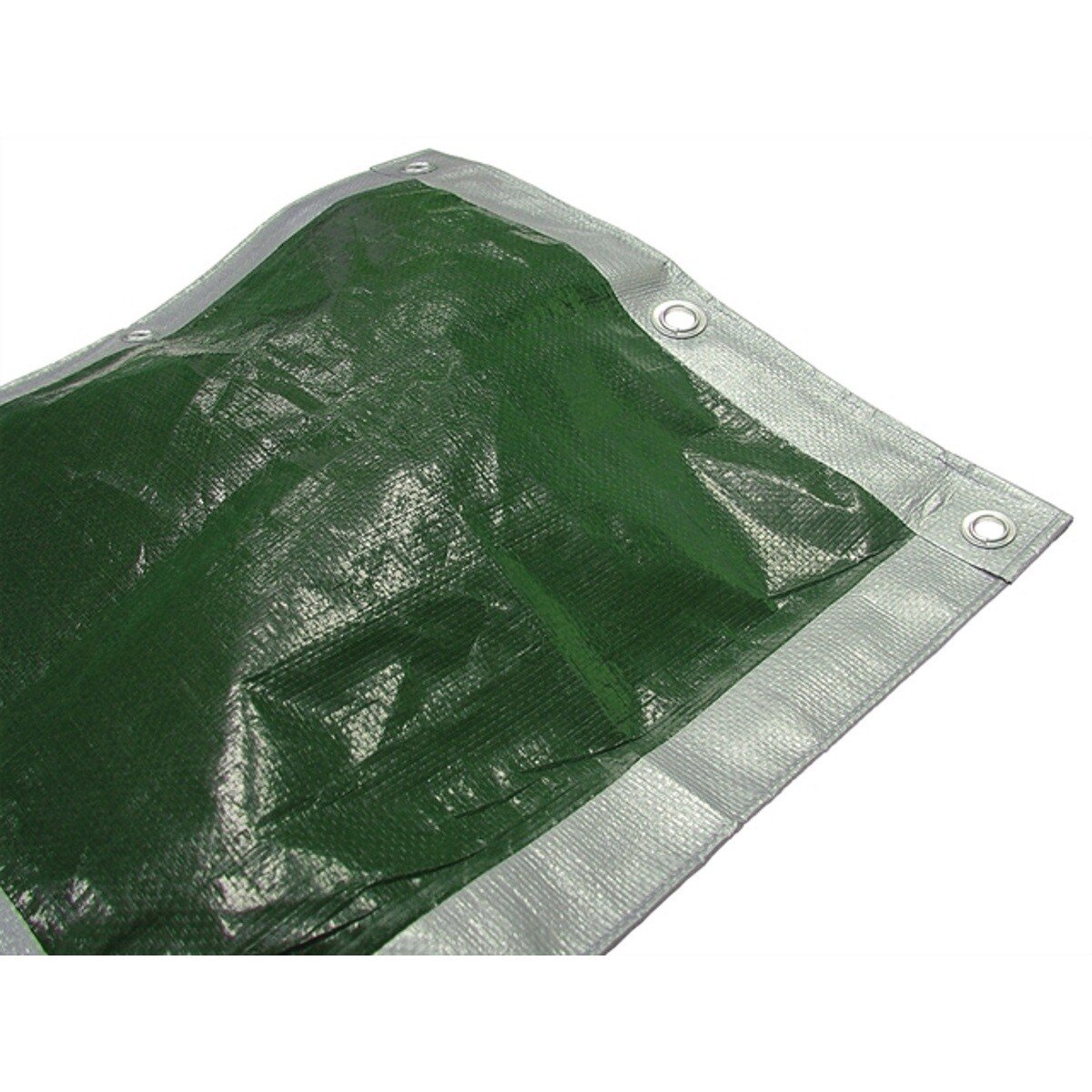 Faithfull FAITARP129 Tarpaulin Green / Silver 3.6m x 2.7m (12ft x 9ft)