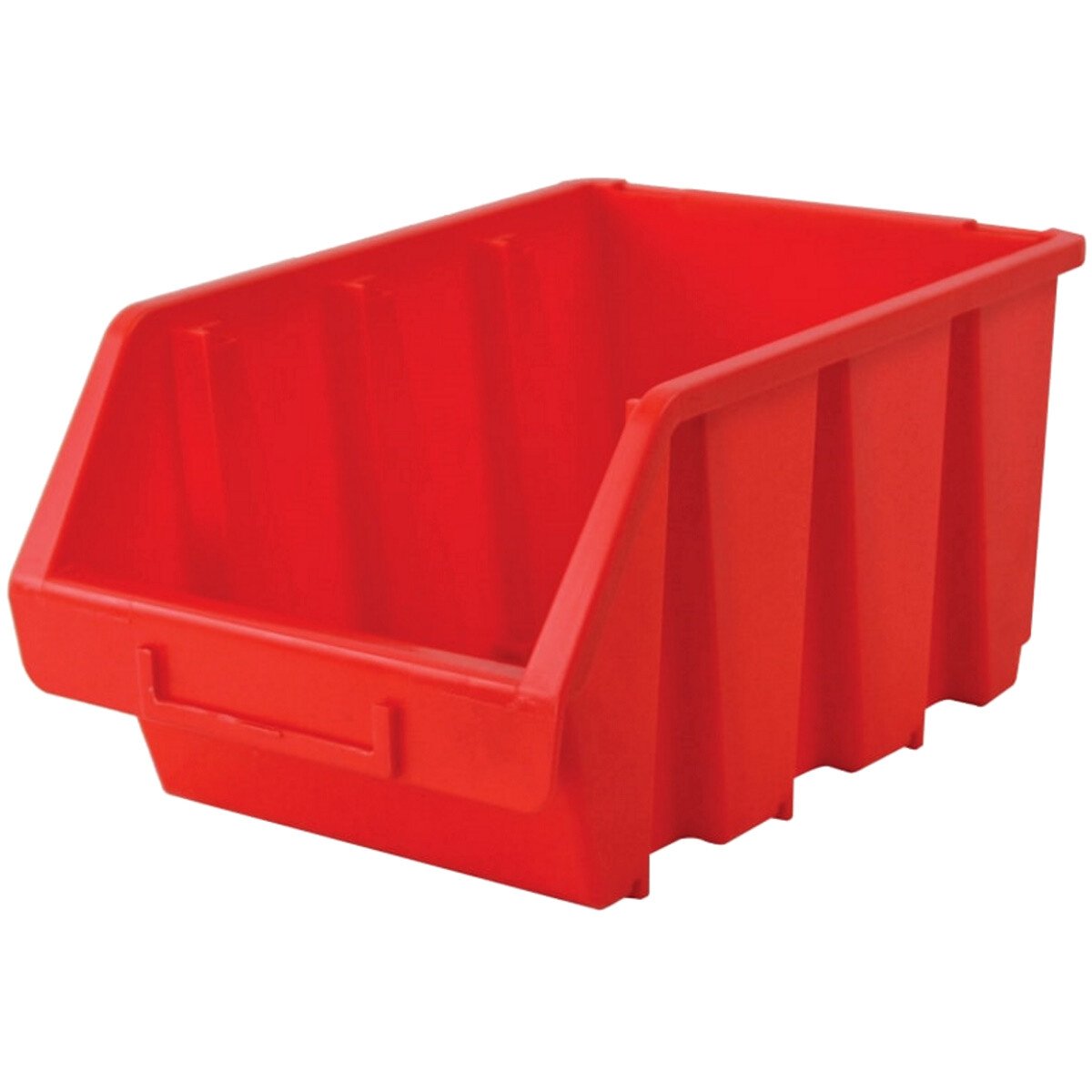 Faithfull FAITBBIN3 Interlocking Storage Bin Size 3 Red 170 x 240 x 126mm