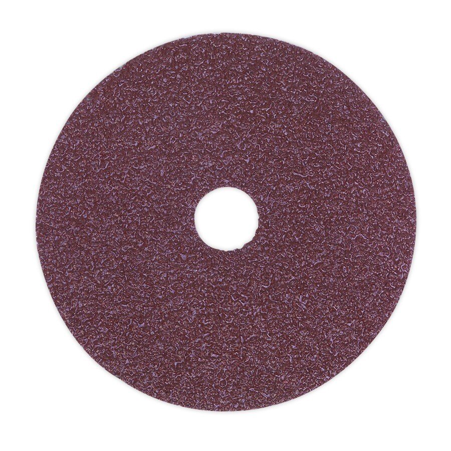 Sealey FBD11536 Sanding Disc Fibre Backed ø115mm 36Grit Pack of 25