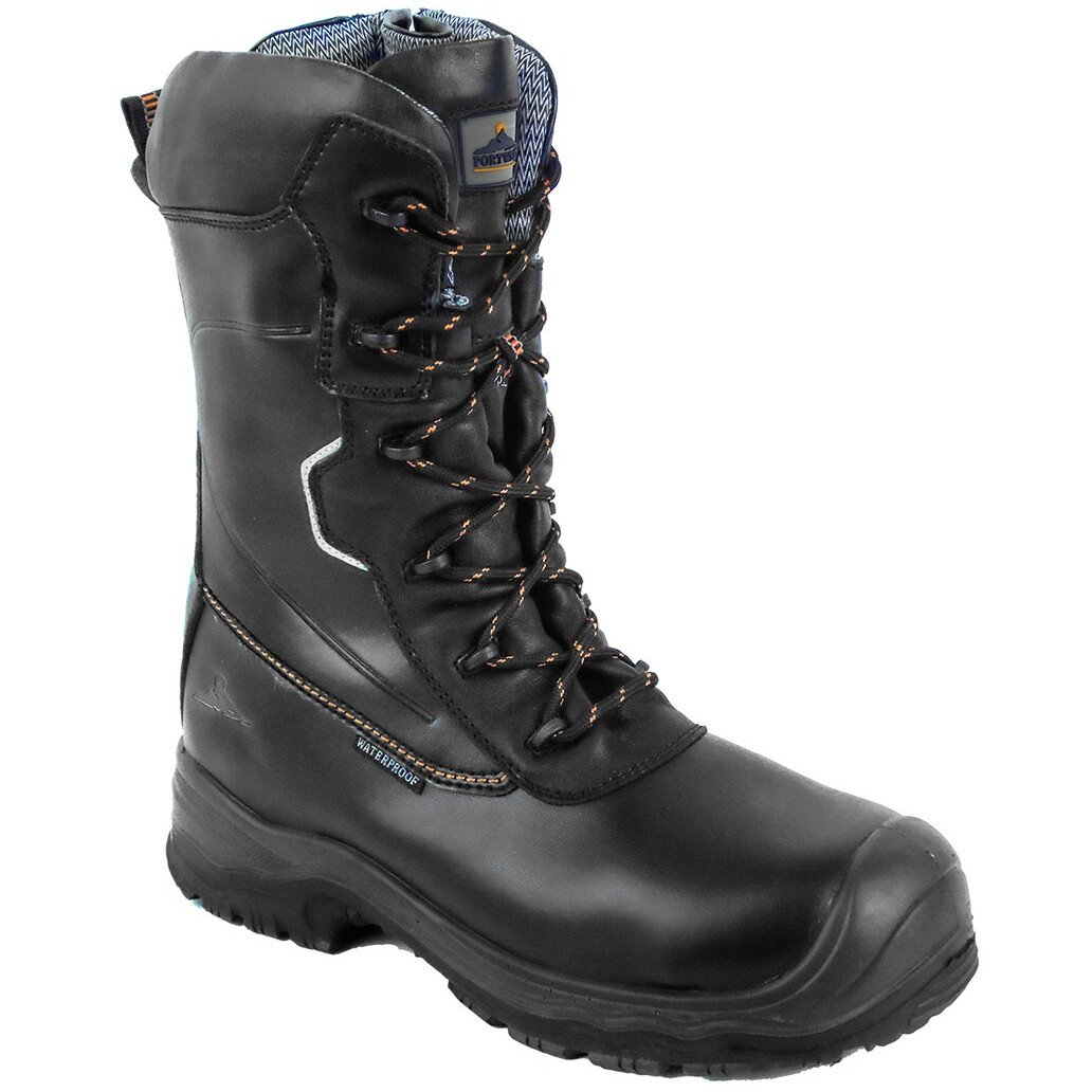 Portwest FD01 Compositelite Traction 10 inch (25cm) Safety Boot S3 HRO CI WR - Black