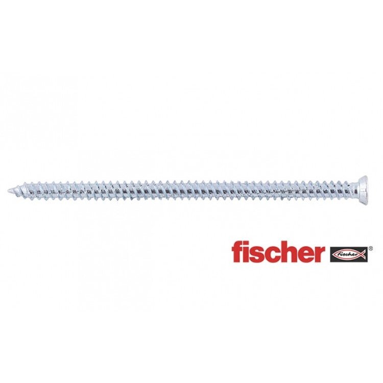 Fischer 532922 Window Frame Screw FFS 7.5 x 42 T30 Flat Head Pack x 100