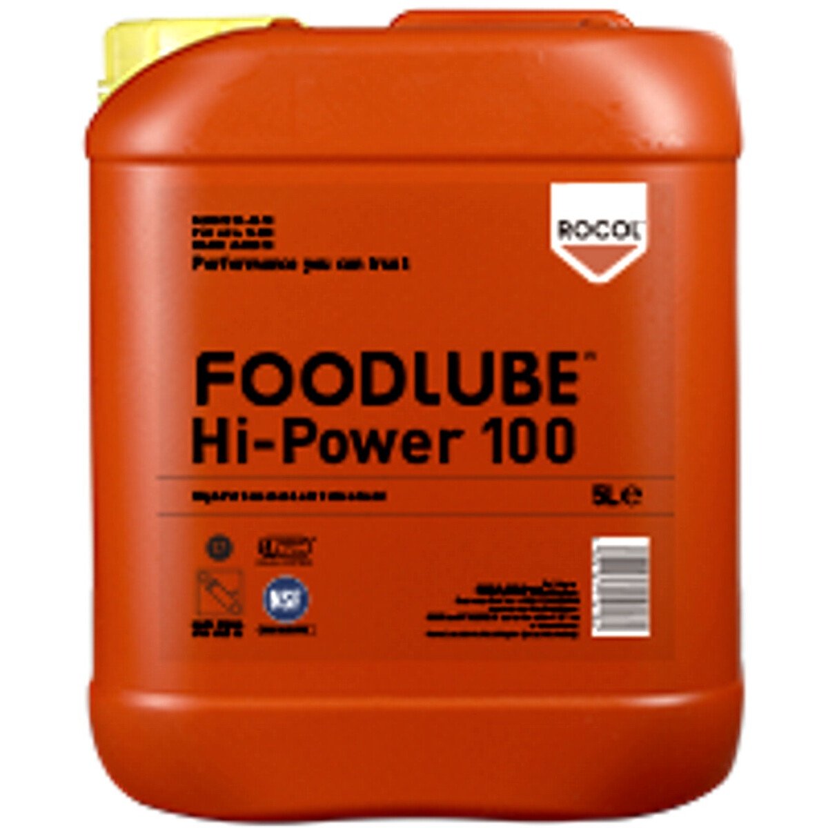 Rocol 15946 Foodlube Hi-Power 100 Lubricant (NSF Registered) 5ltr