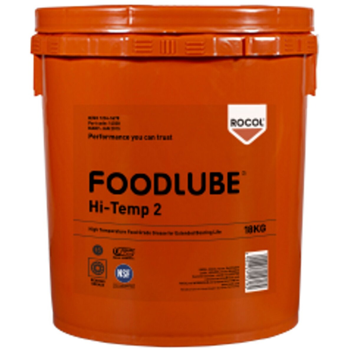 Rocol 15254 Foodlube Hi-Temp Food Grade Grease 2 (NSF Registered) 18kg