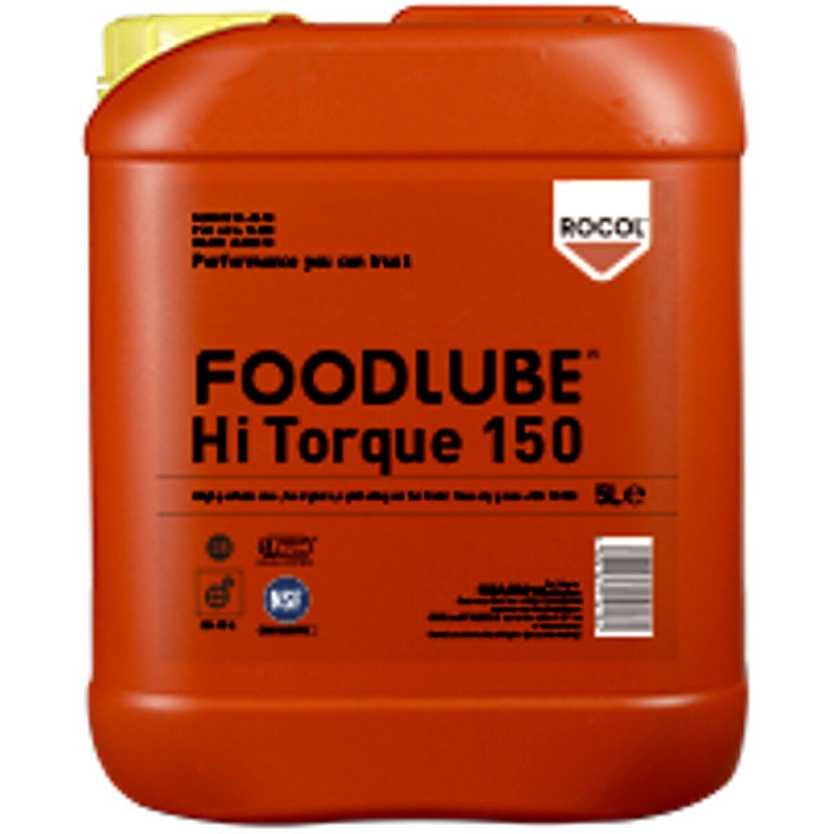Rocol 15426 Foodlube Hi Torque 150 (with SUPS) Gear Fluids (NSF Registered) 5ltr