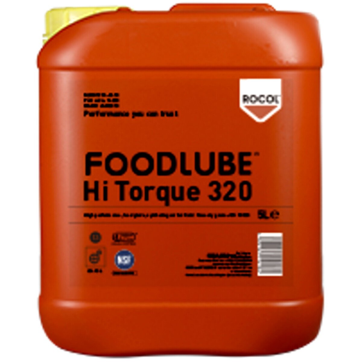 Rocol 15766 Foodlube Hi Torque 320 (with SUPS) Gear Fluids (NSF Registered) 5ltr