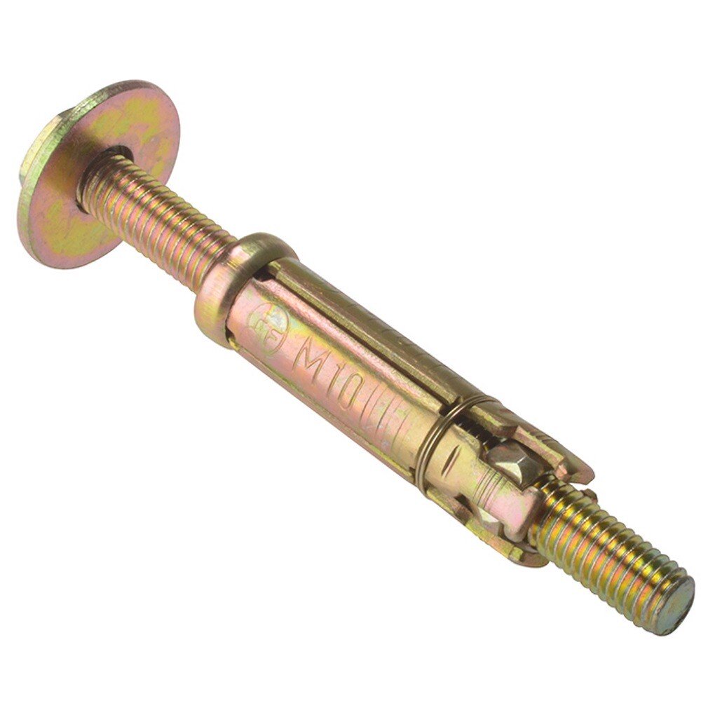 Forgefix 5LB1010 Masonry Anchor with Loose Bolt ZYP M10 x 10mm (Bag of 5) FORLB1010G