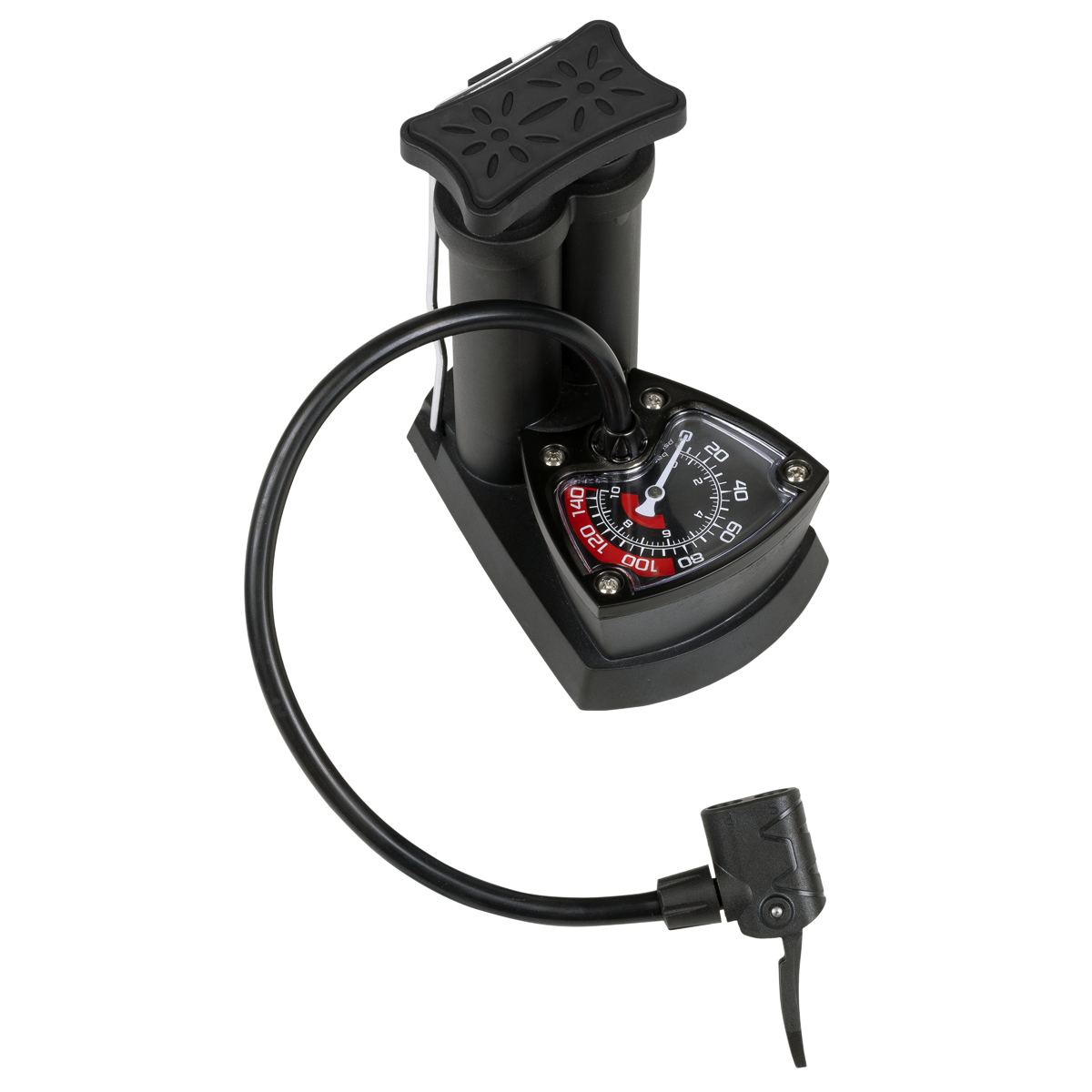 Sealey FP7 Mini Twin Barrel Bicycle Foot Pump