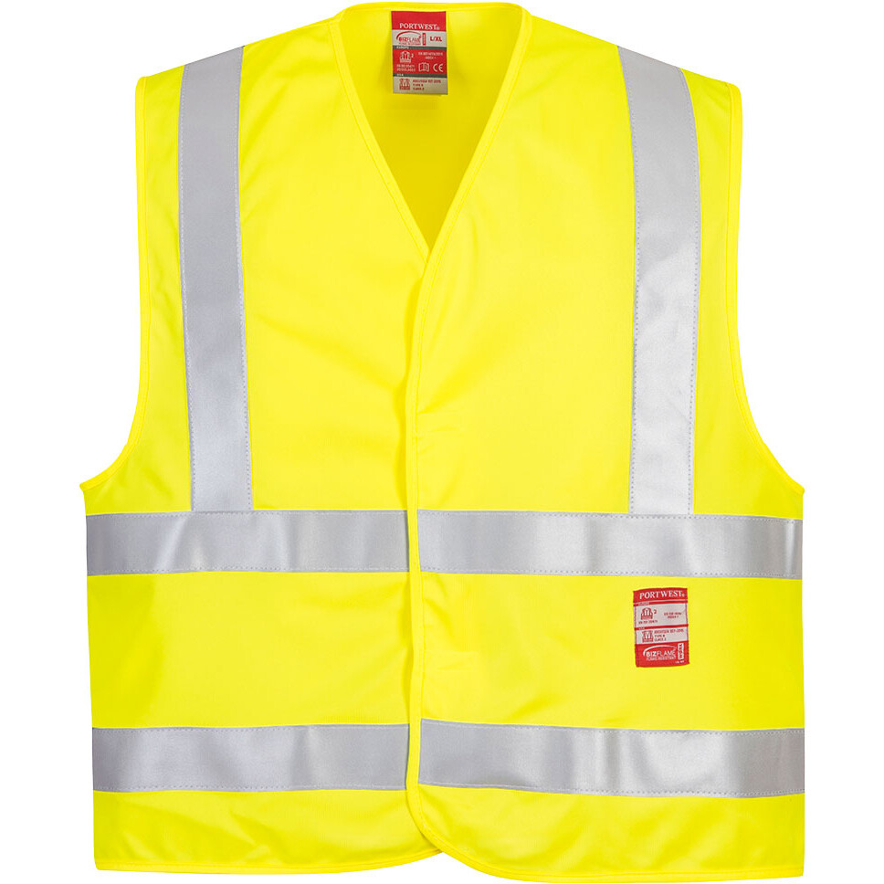 Portwest FR75 Hi Vis FR Vest - High Visibility Bizflame Flame Resistant 