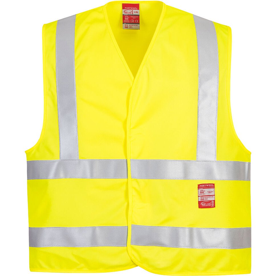 Portwest FR75 Hi Vis FR Vest - High Visibility Bizflame Flame Resistant 