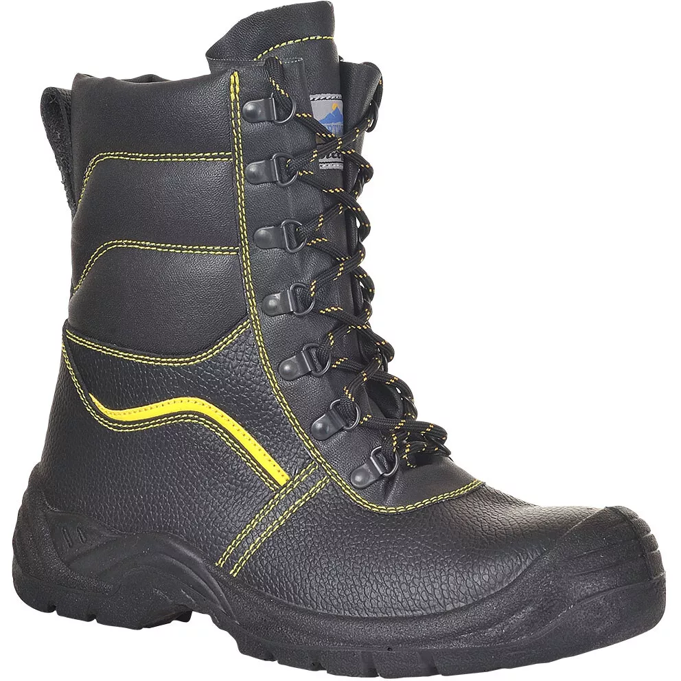 Portwest FW05 Steelite Fur Lined Protector Boot S3 CI - Black