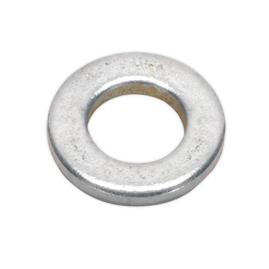Sealey FWA612 Flat Washer M6 x 12mm Form A Zinc DIN 125 Pack of 100
