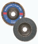 Garryson GFBZ115 (PACKET OF 10) 4½" 115mm Std Zirconium Flap Disc Glass Fibre Back/Angled