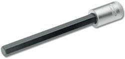 Gedore 1510118 4mm Hex Screwdriver Bit Socket 3/8" Drive (Long)