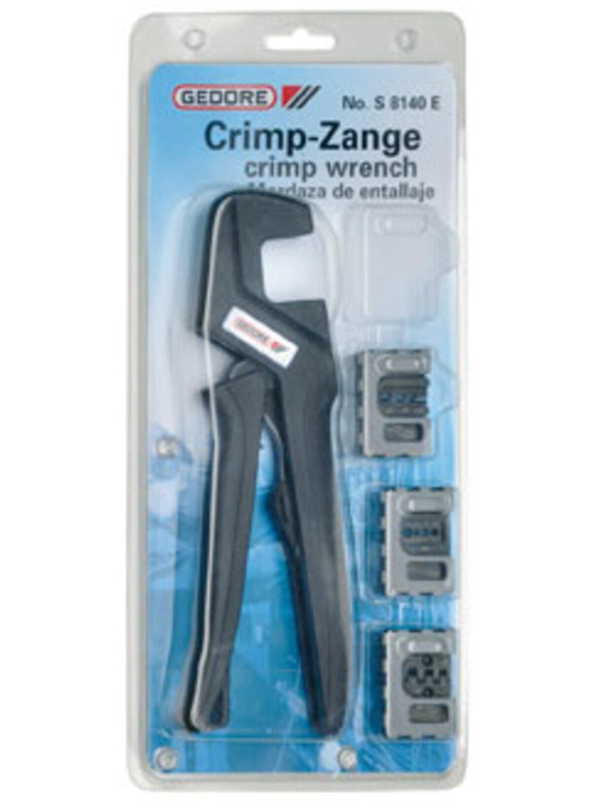 Gedore 1830899 Crimping Pliers Set Electronic 4 Piece S 8140 E
