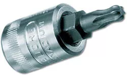 Gedore 6120730 T30 Screwdriver Bit Socket 1/4" Ball End, for Recessed TORX® Screw