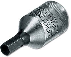 Gedore 6178570 8mm Screwdriver Bit In-Hex Socket 1/4" Drive