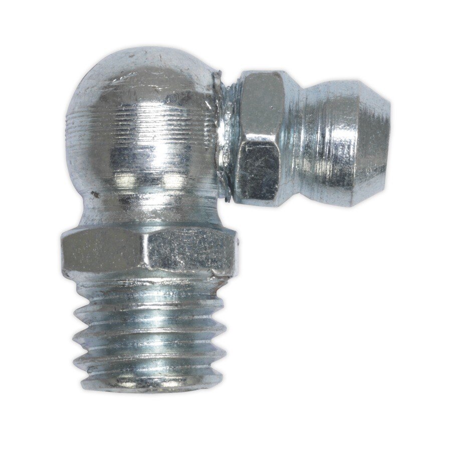 Sealey GNM17 Grease Nipple 90 8 x 1.25mm Pack of 25