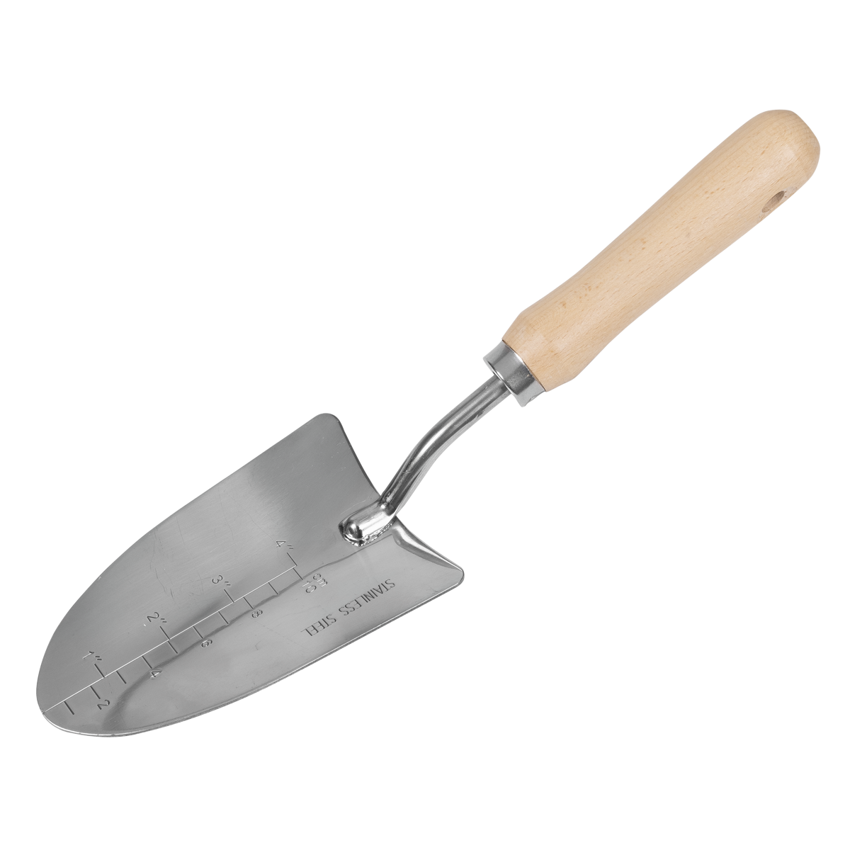 Sealey GTWH003 Premier Hand Trowel Hand Trowel with Ash Handle & Stainless Steel Blade