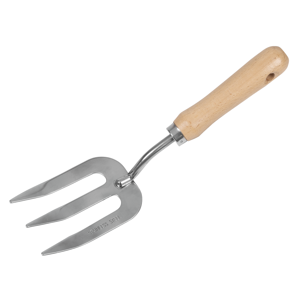 Sealey GTWH007 Premier Garden Hand Fork with Ash Handle & Stainless Steel Tines