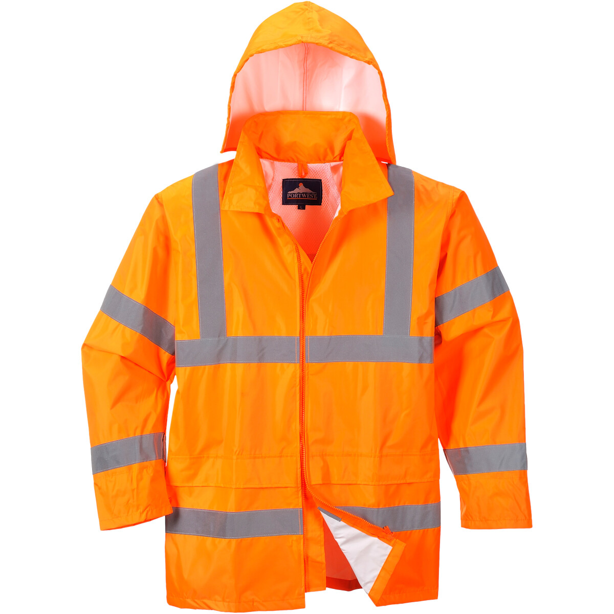 Portwest H440 HiVis Rain Jacket High Visibility Class 3 Orange from