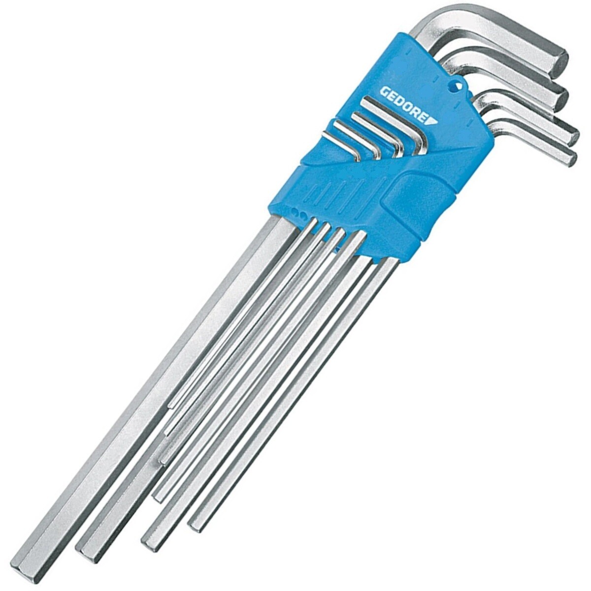 Gedore 1543555 Hexagon Allen Key Set 8 Piece AF Extra Long H 42 EL-88 A