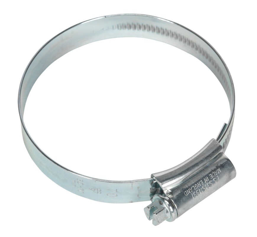 Sealey HCJ3 Hi-Grip Hose Clips Zinc Plated ø55 - 70mm Pack of 10