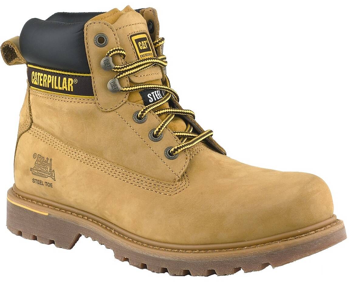 Caterpillar Holton CAT Safety Boots Leather SB