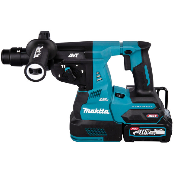 Makita HR004GD203 40V XGT Brushless SDS+ Hammer Drill with 2 x 2.5Ah Batteries in Case