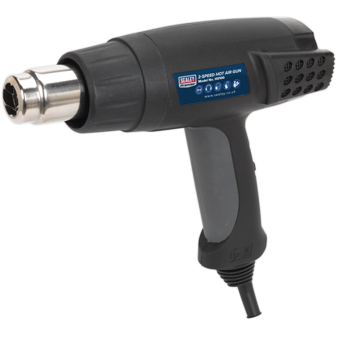 Sealey HS100 Hot Air Gun 2000W 3-Speed 50/420/650C
