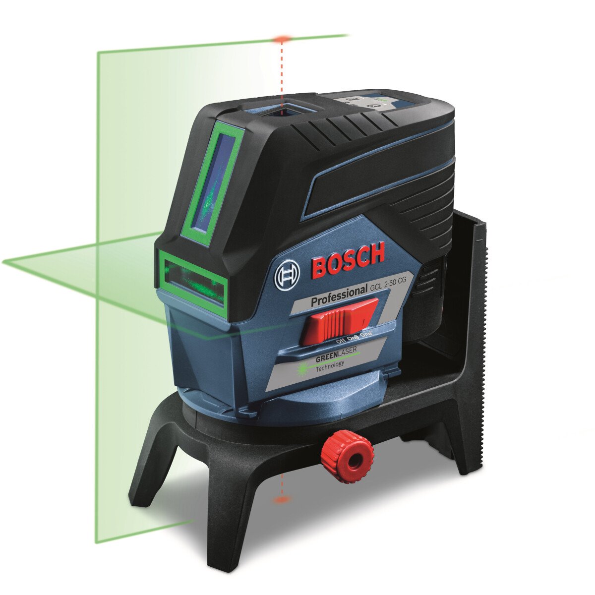Bosch GCL 2-50 CG + RM 2 Professional Green Beam with Bluetooth connectivity Combi Laser in L-Boxx
