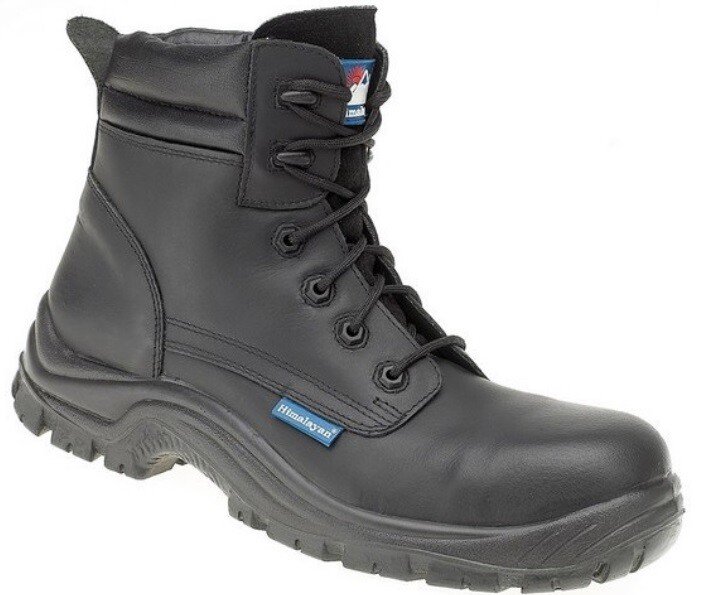 Himalayan 5114 Black Leather HyGrip Safety Boot Metal Free S3 SRC