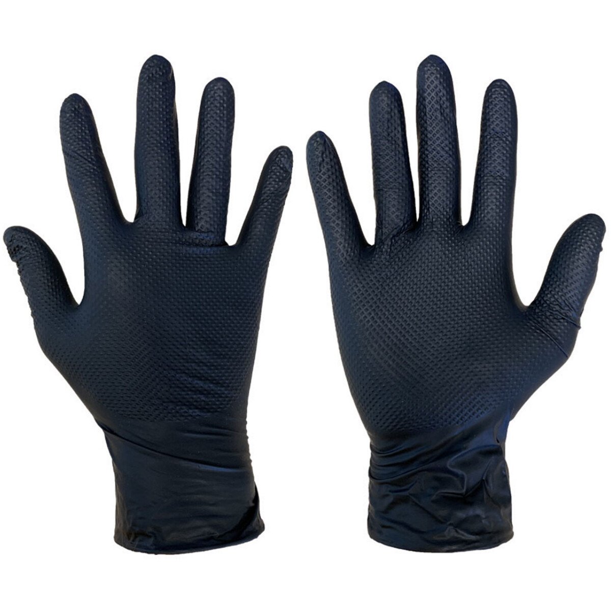 Mercator Ideall GRIP Black Nitrile Gloves Touch Screen Multi-Use ...
