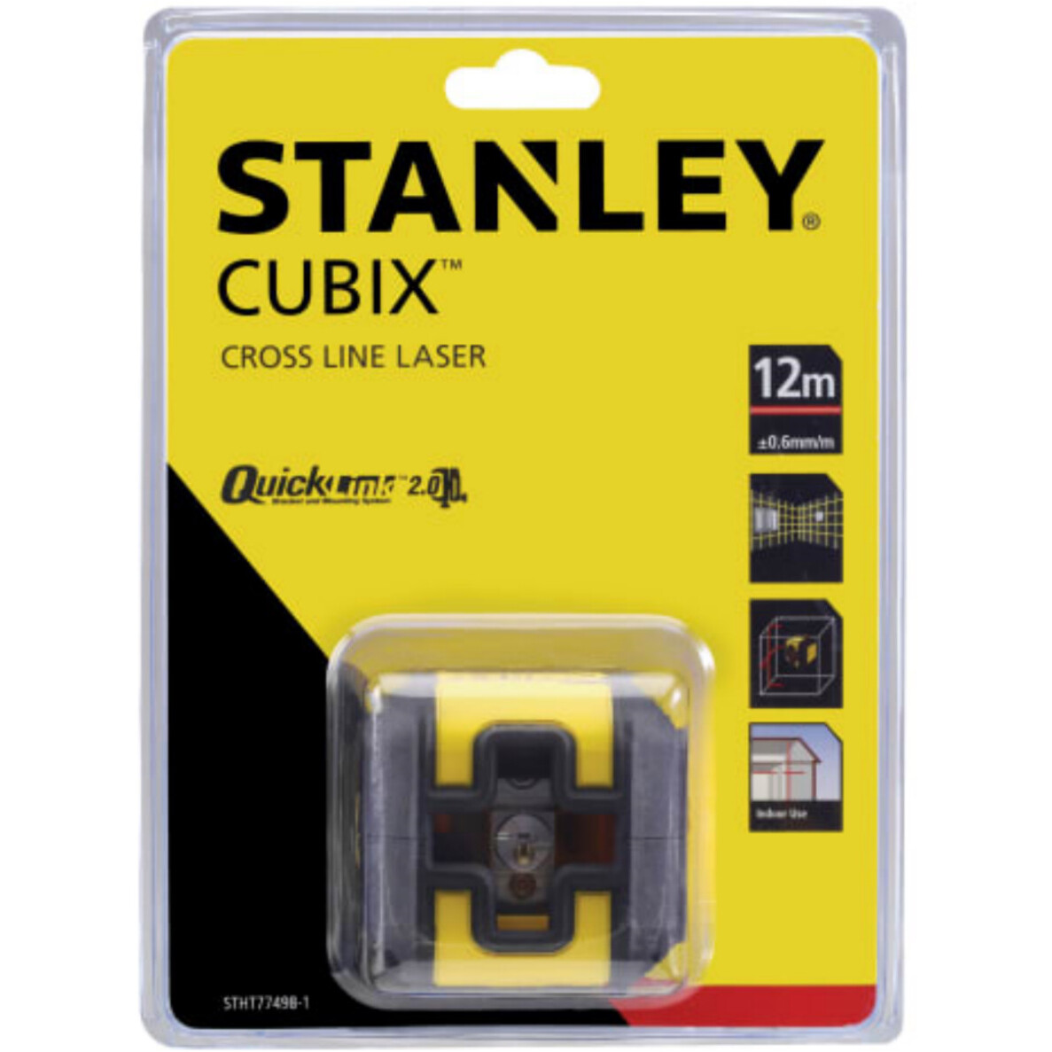 Stanley STHT774981 Cubix™ Cross Line Laser Level (Red Beam) INT177498