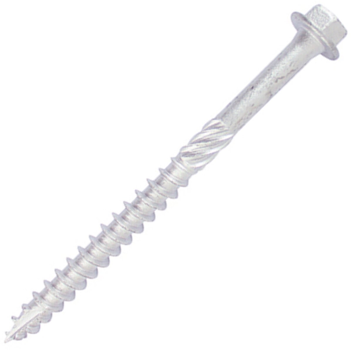 Timco 8100INH In-Dex Heavy Duty Timber Screws Hex Head Exterior - Silver 8 x 100 (Bag of 10)