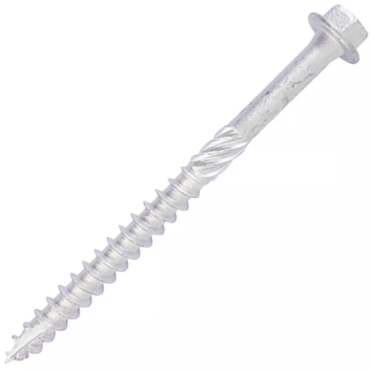 Timco 8100INH In-Dex Heavy Duty Timber Screws Hex Head Exterior - Silver 8 x 100 (Bag of 10)