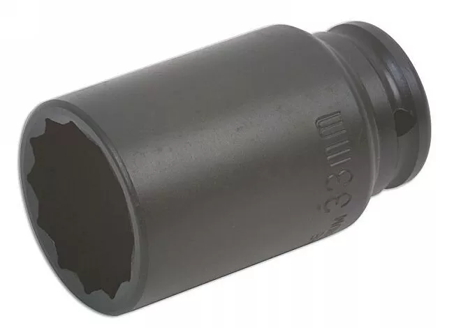 ISS BH0811L 1/2" Drive 12 Point Deep Impact Socket 11/16"