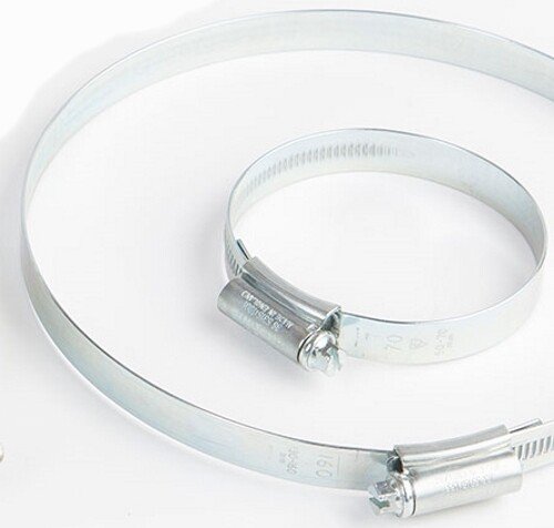JCS 01JCS012 [CL] Zinc Plated Worm Drive Hose Clip Size 12 (9.5-12mm)