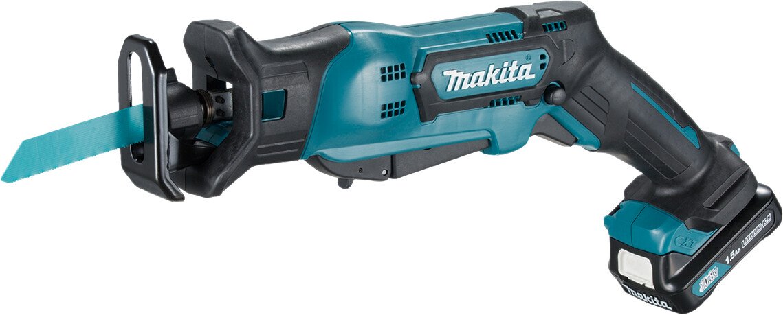Makita JR103DWAE 10.8v Li-ion CXT Reciprocating Saw with Toolless Blade Holder (2 x 2.0Ah)