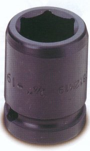 King Dick MPA 212 3/8" Drive Impact Socket Standard Length AF 3/8"