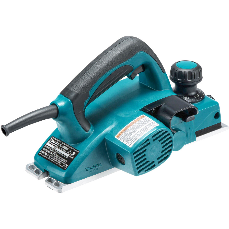 Makita KP0800K 82mm Planer 2.0mm Cutting Depth with Carry Case 110v from Lawson HIS