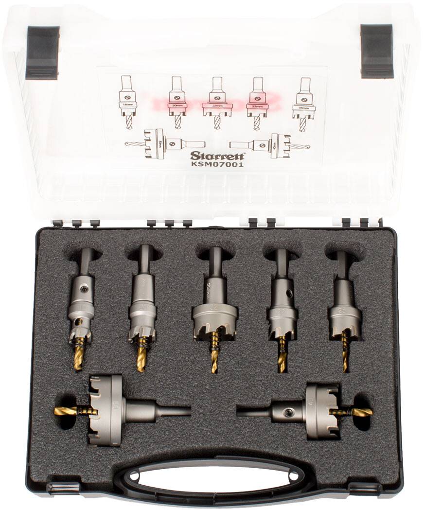 Starrett tct hole saw kit discount
