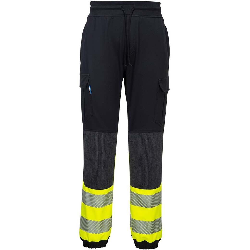 Portwest KX341 KX3 Hi-Vis Flexi Trouser High Visibility - Regular Leg Length - Portwest Waist XL - Yellow (Y)