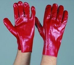 Lawson-HIS GLP200 10½” (27cm) PVC Gauntlet Glove with  open cuff (Size 9½ -10)